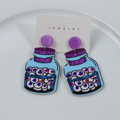 1 Pair Modern Style Cartoon Arylic Drop Earrings