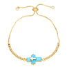 Ig Style Fashion Simple Style Cross Copper 18k Gold Plated Zircon Bracelets In Bulk