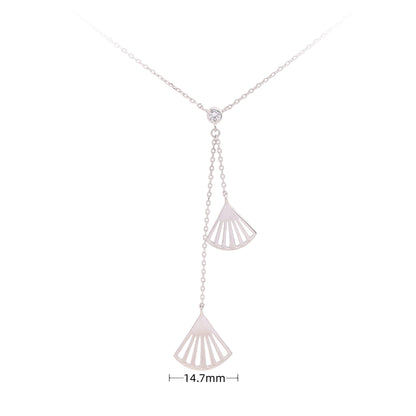 Simple Style Shell Sterling Silver Pendant Necklace In Bulk