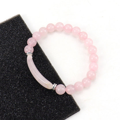 Simple Style Round Crystal Beaded Women's Bracelets