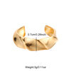 1 Women's Ins Style Simple Gold Stainless Steel Ring