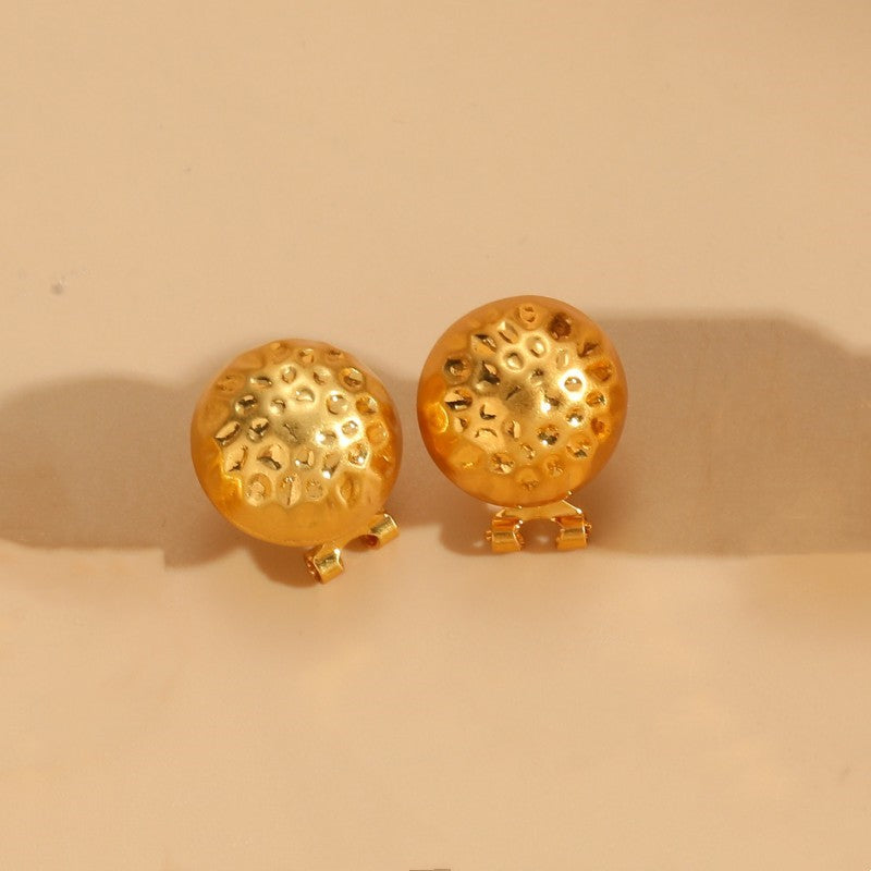 1 Pair Classic Style Geometric Plating Copper 14k Gold Plated Ear Studs