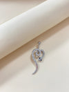 Gaibei Europe And America Cross Border Simulated Snakes Belly Ring Irregular Heart-shaped Zircon Navel Stud Piercing Jewelry