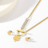 Simple Style Butterfly Stainless Steel Plating 18k Gold Plated Bracelets Necklace