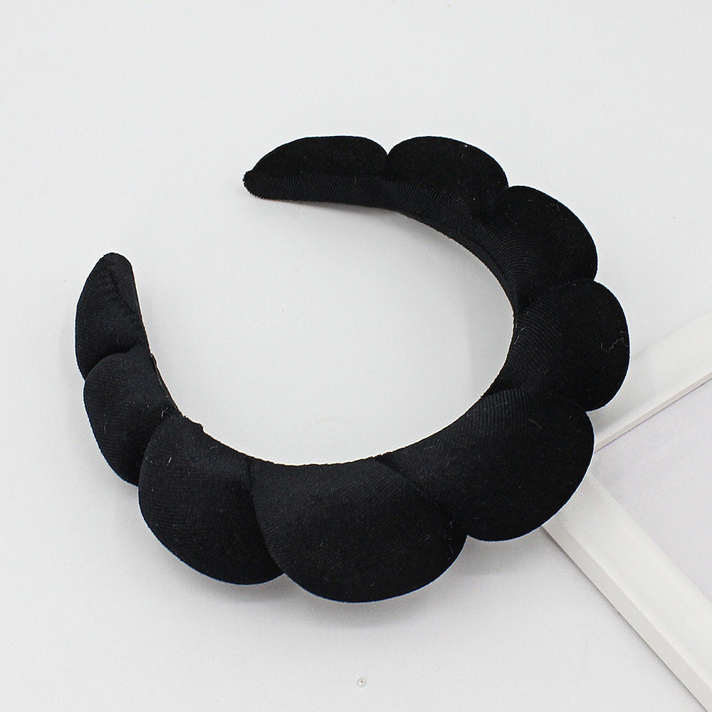 Basic Modern Style Solid Color Cloth Hair Band