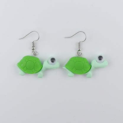 Wholesale Jewelry Cute Animal Plastic Drop Earrings