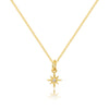 Simple Style Cross Star Water Droplets Copper Enamel Inlay Artificial Gemstones Pendant Necklace