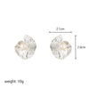 1 Pair Glam Classical Heart Shape Flower Plating Inlay Copper Freshwater Pearl 18k Gold Plated Ear Studs