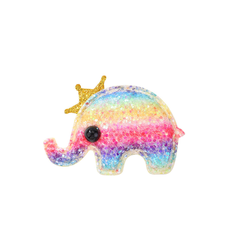 Cute Elephant Cloth Hair Clip