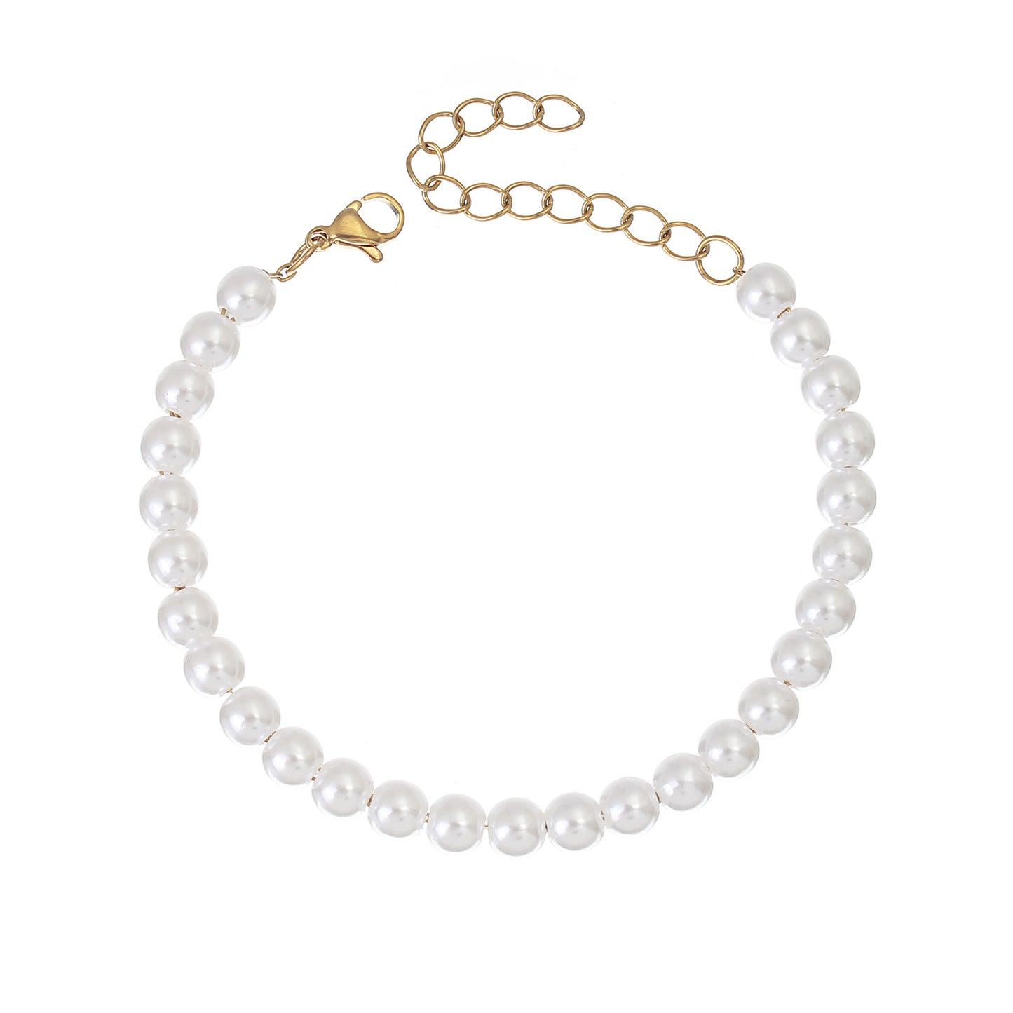 Vacation Solid Color Imitation Pearl Wholesale Bracelets