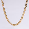 Hip-hop Rock Solid Color Stainless Steel Polishing Plating 18k Gold Plated Long Necklace