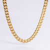 Hip-hop Rock Solid Color Stainless Steel Polishing Plating 18k Gold Plated Long Necklace