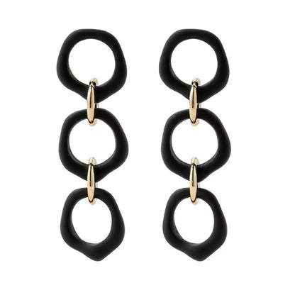 Wholesale Jewelry Retro Geometric Alloy Drop Earrings