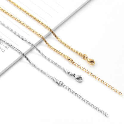 Simple Style Geometric Stainless Steel Plating Necklace 1 Piece