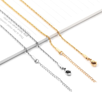 Simple Style Geometric Stainless Steel Plating Necklace 1 Piece