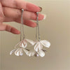 1 Pair Ig Style Sweet Flower Plating Inlay Copper Pearl Drop Earrings