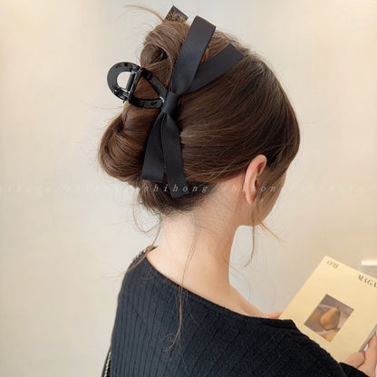 Classic Style Bow Knot Cloth Hair Claws