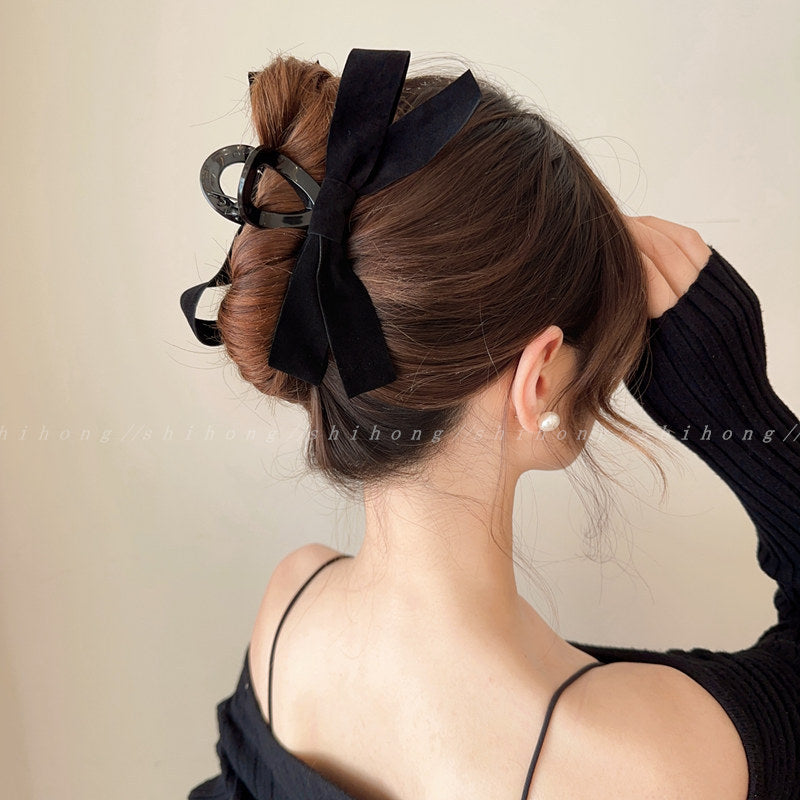 Classic Style Bow Knot Cloth Hair Claws