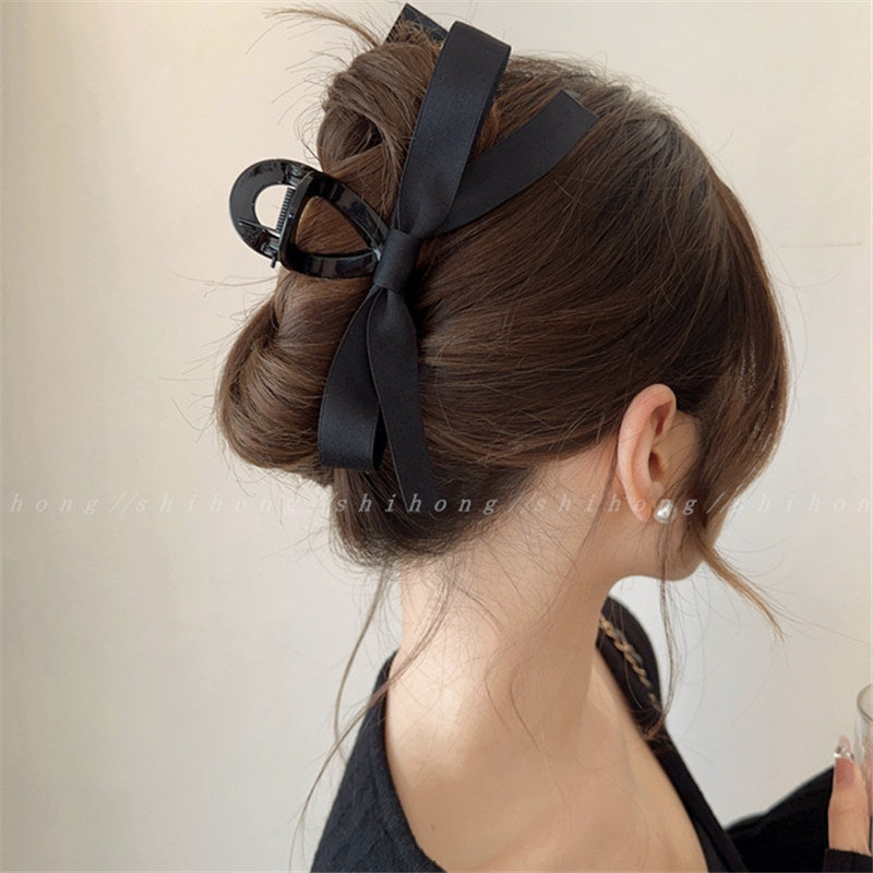 Classic Style Bow Knot Cloth Hair Claws