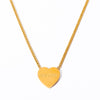 Casual Vacation Simple Style Number Titanium Steel Plating 18k Gold Plated Pendant Necklace