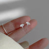 1 Pair Simple Style Commute Ginkgo Leaf Copper Ear Studs