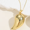 Cute Simple Style Commute Water Droplets Copper Plating Hollow Out 14k Gold Plated White Gold Plated Earrings Necklace