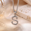 Sweet Simple Style Artistic Letter Stainless Steel Plating 18k Gold Plated Pendant Necklace