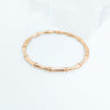 Chinoiserie Casual Bamboo Solid Color Titanium Steel Plating Bangle