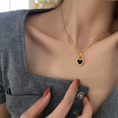 2023 New Trendy High-grade Simple Graceful Titanium Steel Necklace For Women Spring And Summer Hot-selling Non-fading Exquisite Clavicle Chain