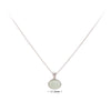 Vintage Style Oval Sterling Silver Aventurine Pendant Necklace In Bulk