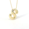 Simple Style Classic Style Letter Copper 18k Gold Plated Pendant Necklace In Bulk