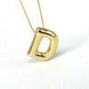 Simple Style Classic Style Letter Copper 18k Gold Plated Pendant Necklace In Bulk