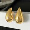 1 Pair Retro Geometric Plating Copper 24k Gold Plated Ear Studs