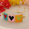Casual Bohemian Heart Shape Seed Bead Beaded Knitting Women's Bracelets