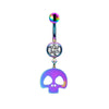 Casual Animal Sun Heart Shape Stainless Steel Copper Rhinestones Belly Ring In Bulk