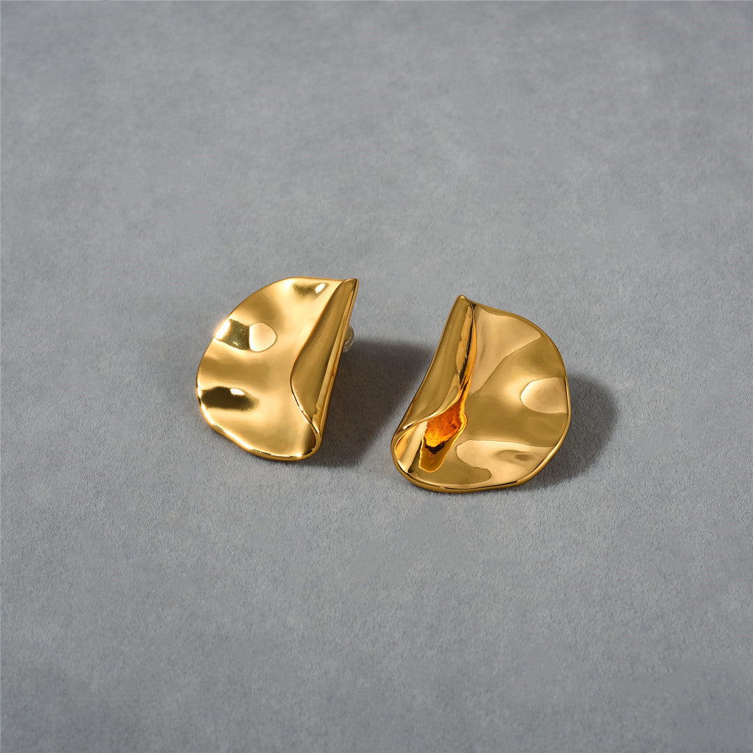 1 Pair Basic Classic Style Geometric Plating Copper Ear Studs