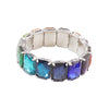 Glam Modern Style Sweet Solid Color Alloy Inlay Zircon Women's Bangle