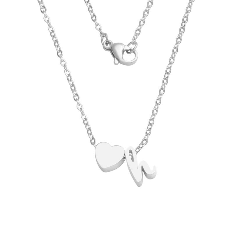 Fashion Letter Stainless Steel Necklace