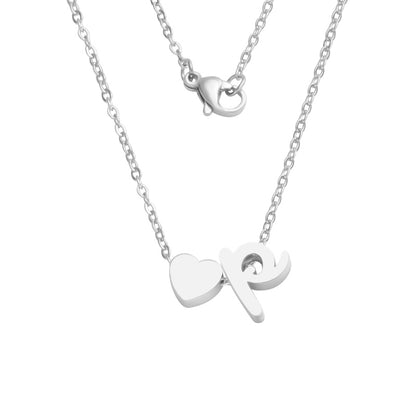 Fashion Letter Stainless Steel Necklace