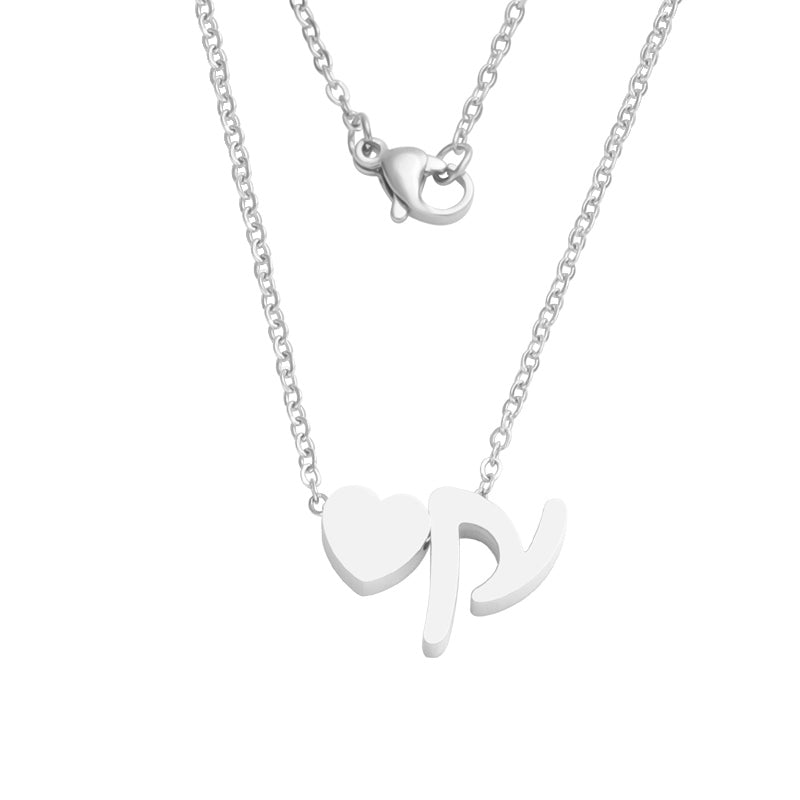 Fashion Letter Stainless Steel Necklace