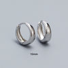 S925 Sterling Silver Geometric Wide Earrings Wholesale Hello Jewelry