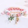 Elegant Lady Heart Shape Cat Artificial Crystal Women's Bracelets