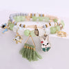 Elegant Lady Heart Shape Cat Artificial Crystal Women's Bracelets