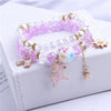 Elegant Lady Heart Shape Cat Artificial Crystal Women's Bracelets