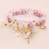 Elegant Lady Heart Shape Cat Artificial Crystal Women's Bracelets