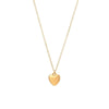 Ig Style Commute Shiny Heart Shape Stainless Steel Polishing Plating 18k Gold Plated Pendant Necklace
