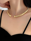 Modern Style Streetwear Solid Color Alloy Women's Choker