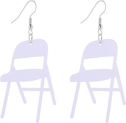 Wholesale Jewelry Simple Style Chair Arylic Handmade Drop Earrings