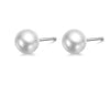 Wholesale Jewelry Sweet Heart Shape Bow Knot Alloy Artificial Pearls Pearl Plating Drop Earrings Ear Studs