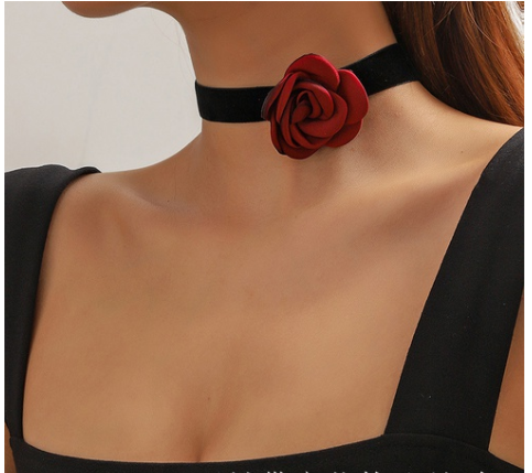 Sweet Flower Cloth Wholesale Choker